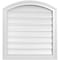 Ekena Millwork Arch Top Surface Mount PVC Gable Vent: Non-Functional, w/2"W x 1-1/2"P Brickmould Frame, 24"W x 24"H GVPAR24X2402SN - alternate 1